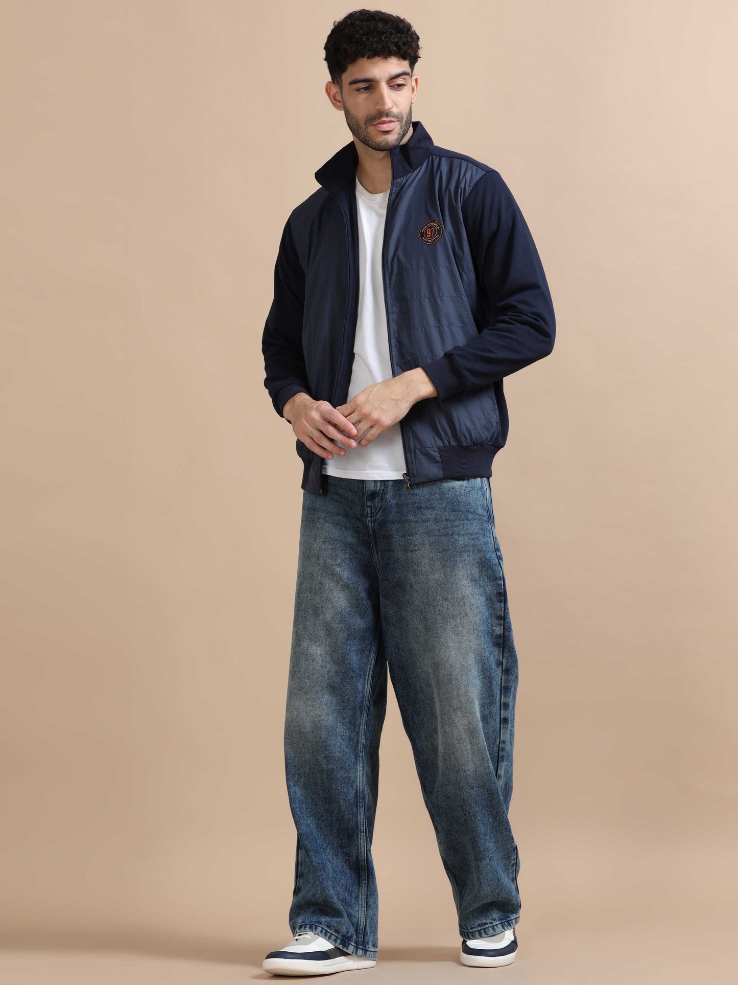 Navy Blue Jacket for Men